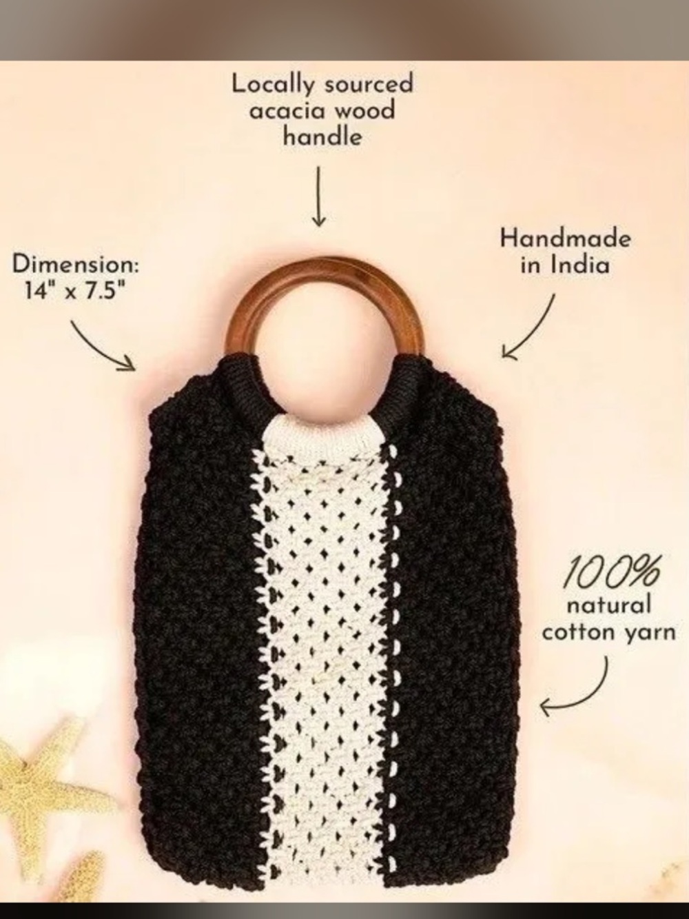 Laude the Label Mini Crochet Bag New!